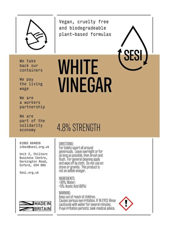 SESI white vinegar SESI white vinegar