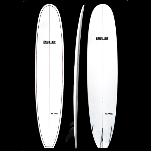 10&#39;0 Isle ECORE Epoxy Performance Longboard White
