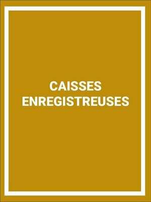 CAISSES ENREGISTREUSES