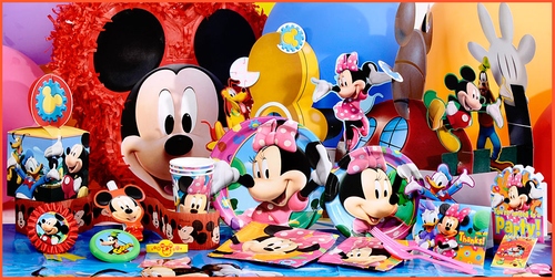 Cumpleaños temas Minnie Mouse Deluxe Party Kit