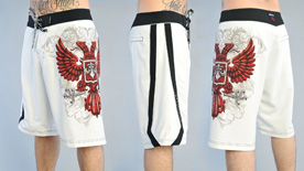 Afflictions Commom Boardshorts Wht