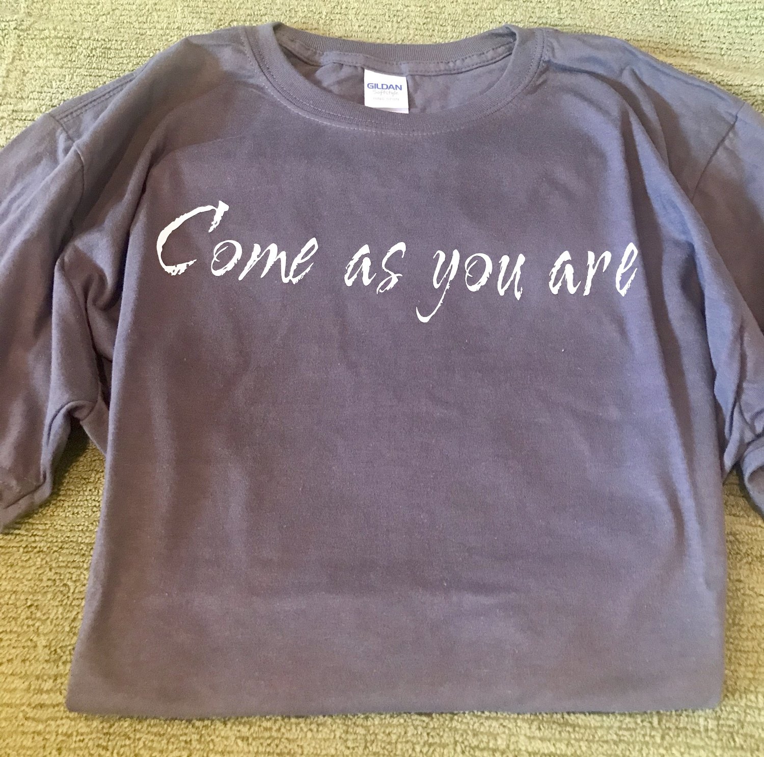 Come as you are T-shirt - NO BOX Heather Navy