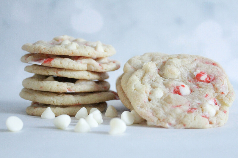 Mint White Chocolate Cookies