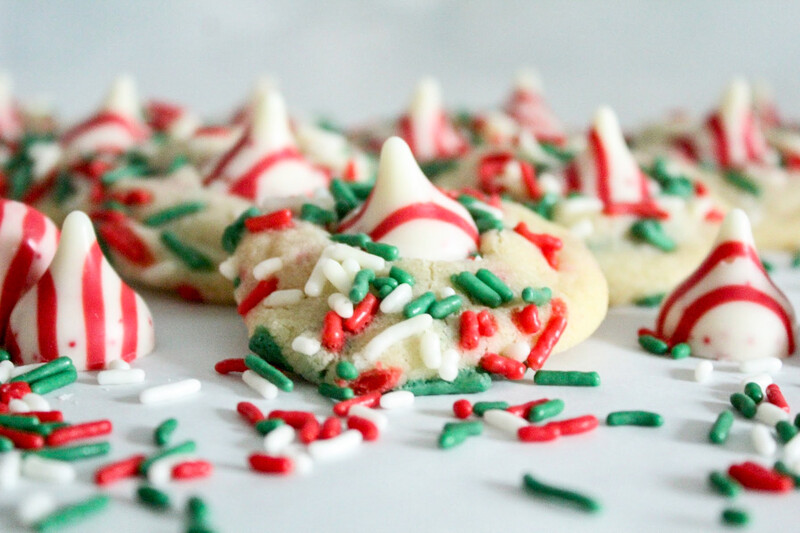 Peppermint Kiss Sugar Cookies
