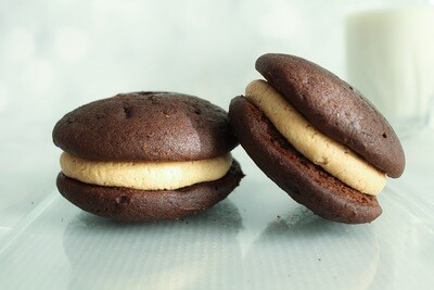 Peanut Butter Cream Whoopie Pies Dozen