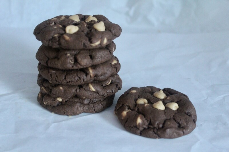 Double Chocolate Peanut Butter Chip Cookies