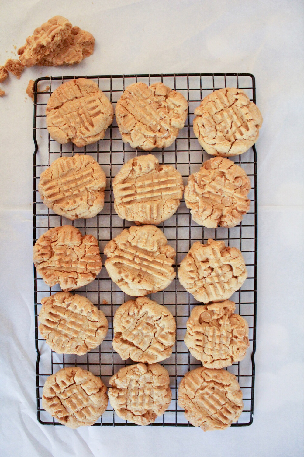 Peanut Butter Chip Peanut Butter Cookies