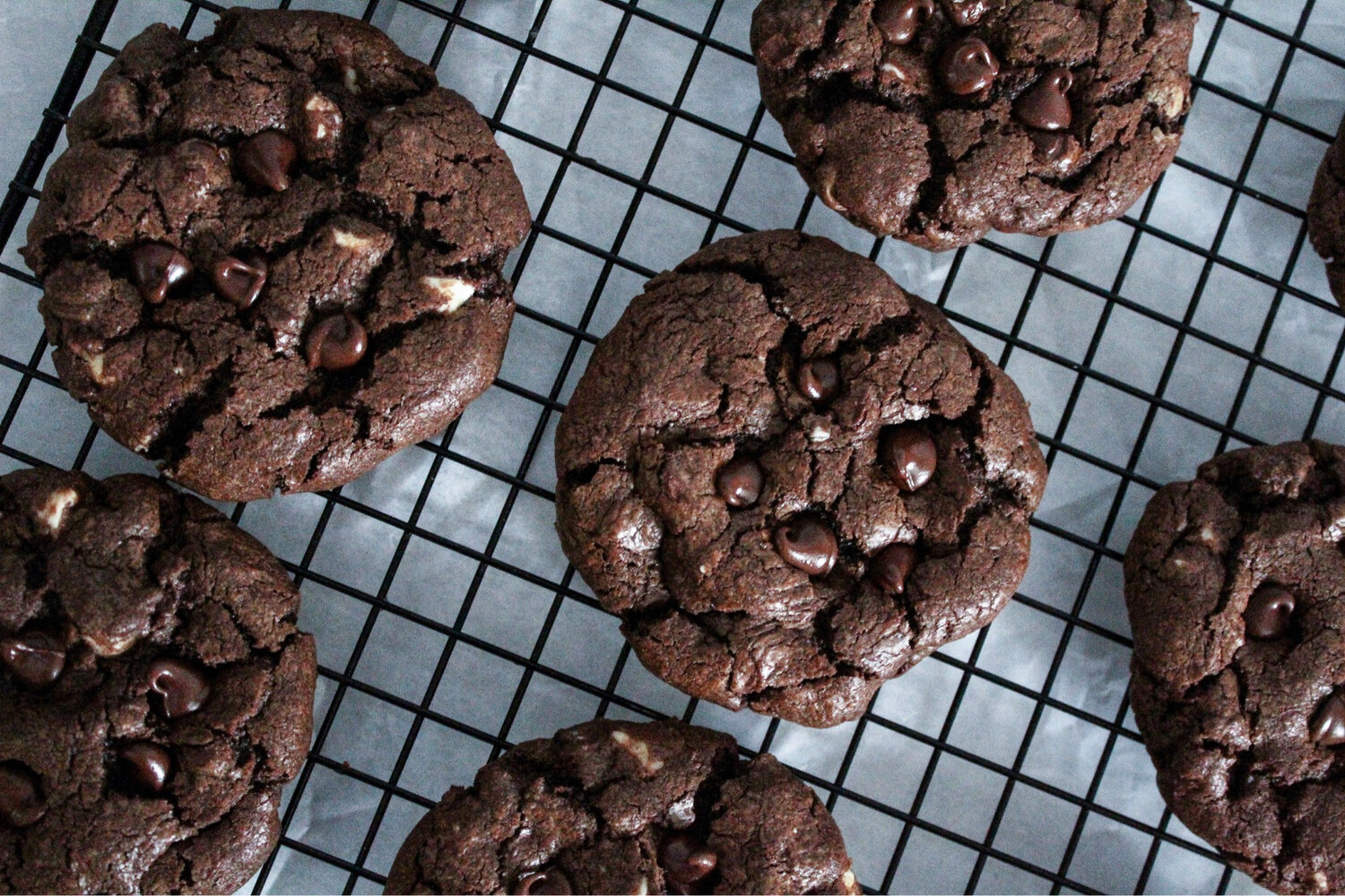 Triple Chocolate Cookies