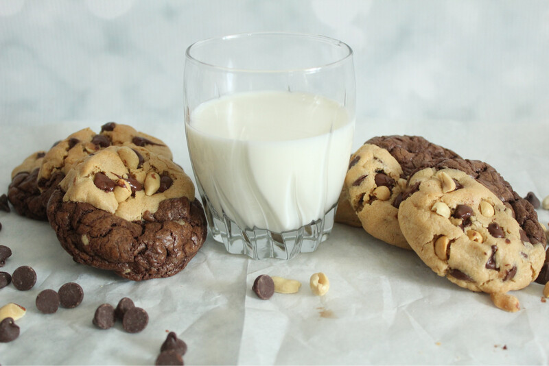 Chocolate Peanut Butter Cookie Duos