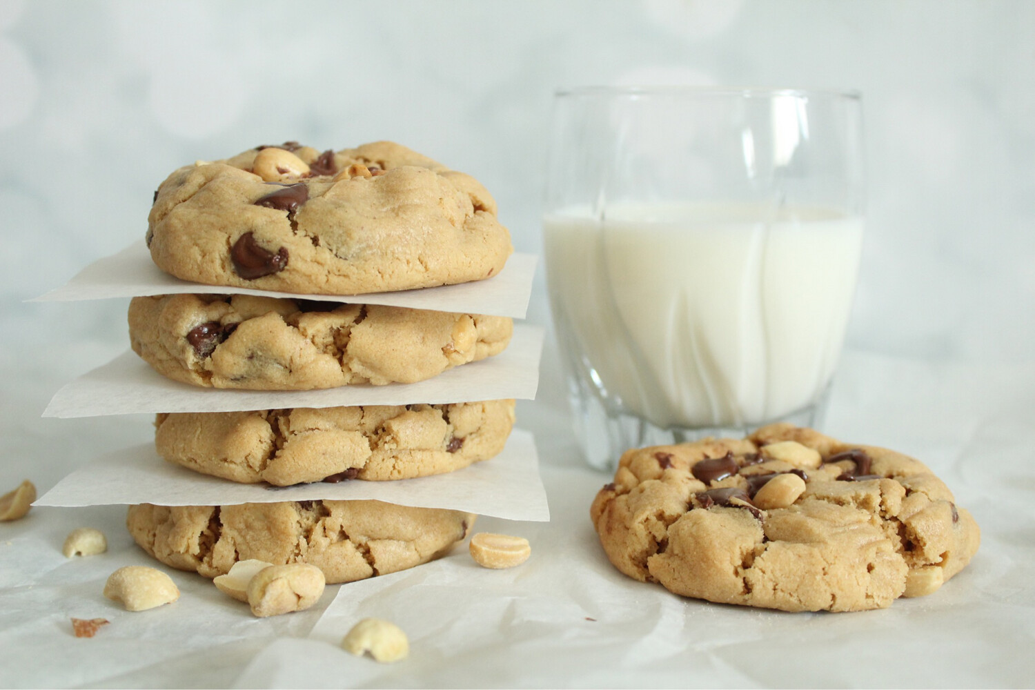 Peanut Butter Chunk Cookies