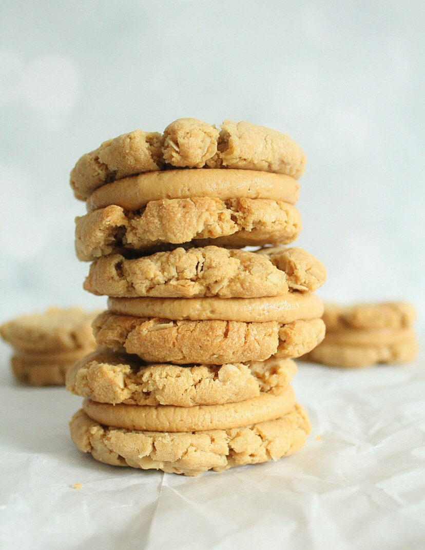 Jumbo Peanut Butter Sandwich Cookie