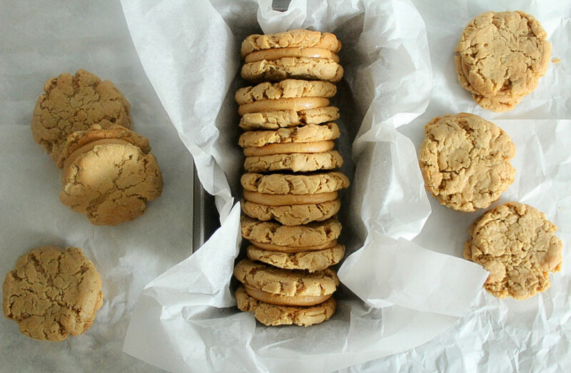 Jumbo Peanut Butter Sandwich Cookies