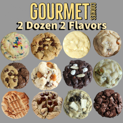 Gourmet Cookies 2 Dozen 2 Flavors
