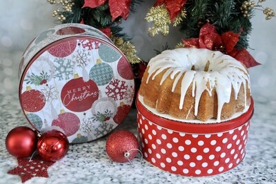 Pound Cake & Rum Cake Holiday Gift Tin
