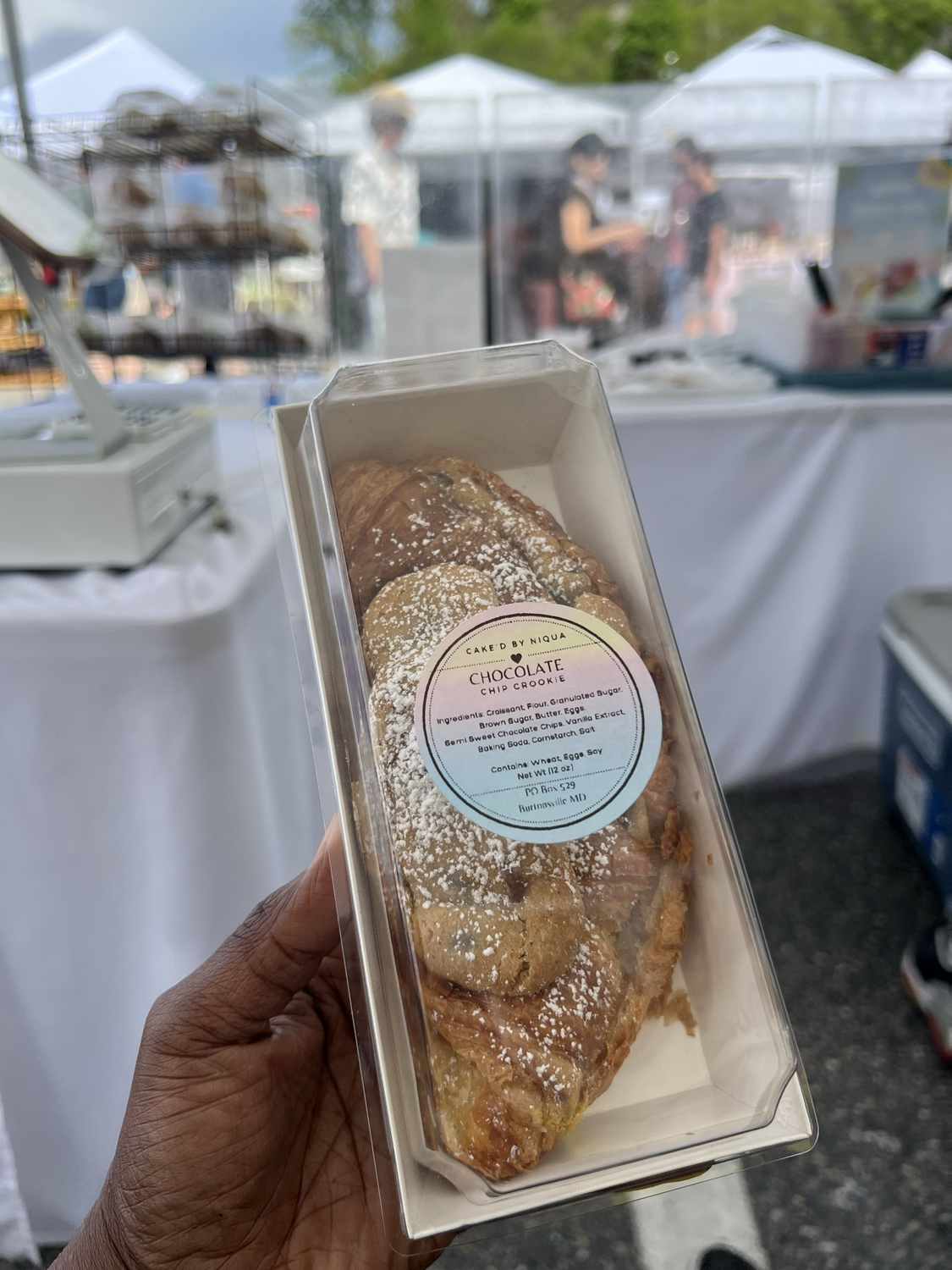 Nutella Chocolate Chip Crookie