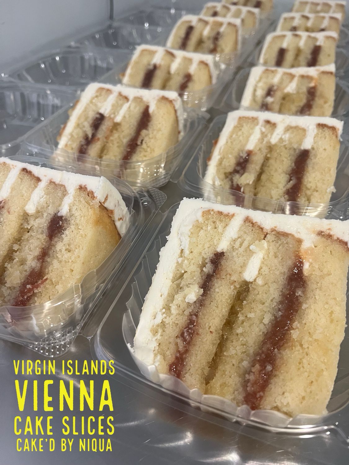 Virgin Islands Vienna Cake Slice