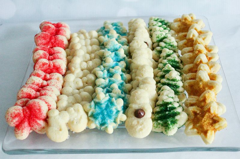Butter Spritz Cookies 6 Dozen