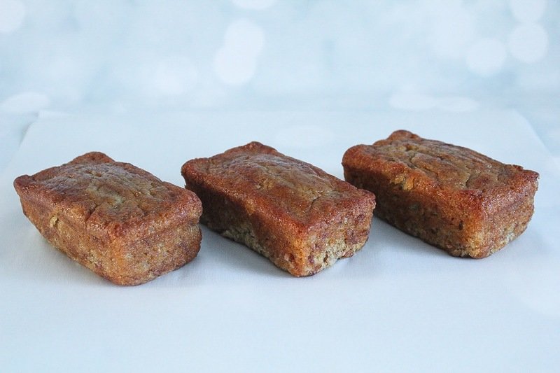 Mini Banana Bread Loaves