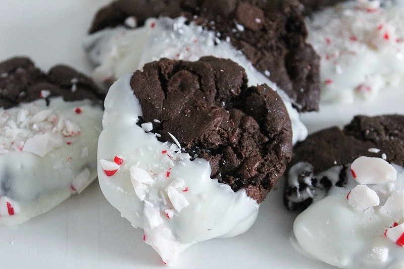 Double Chocolate Peppermint Cookies