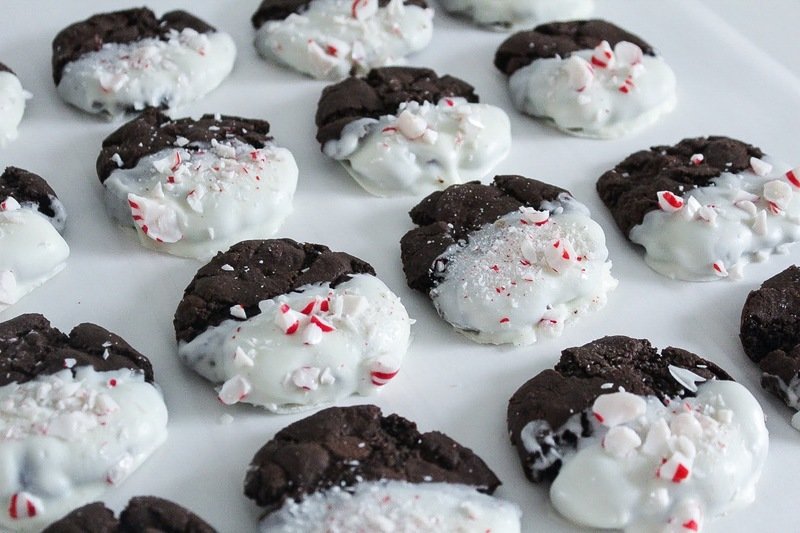 Double Chocolate Peppermint Cookies