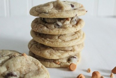 Butterscotch Toffee Chocolate Chip Cookies