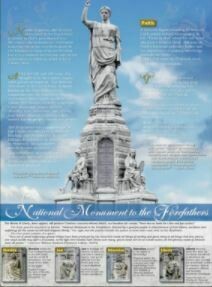 Matrix of Liberty 8x10 Postcard