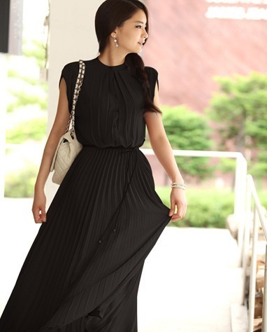 VF77-11109406 // Vestido Largo Negro
