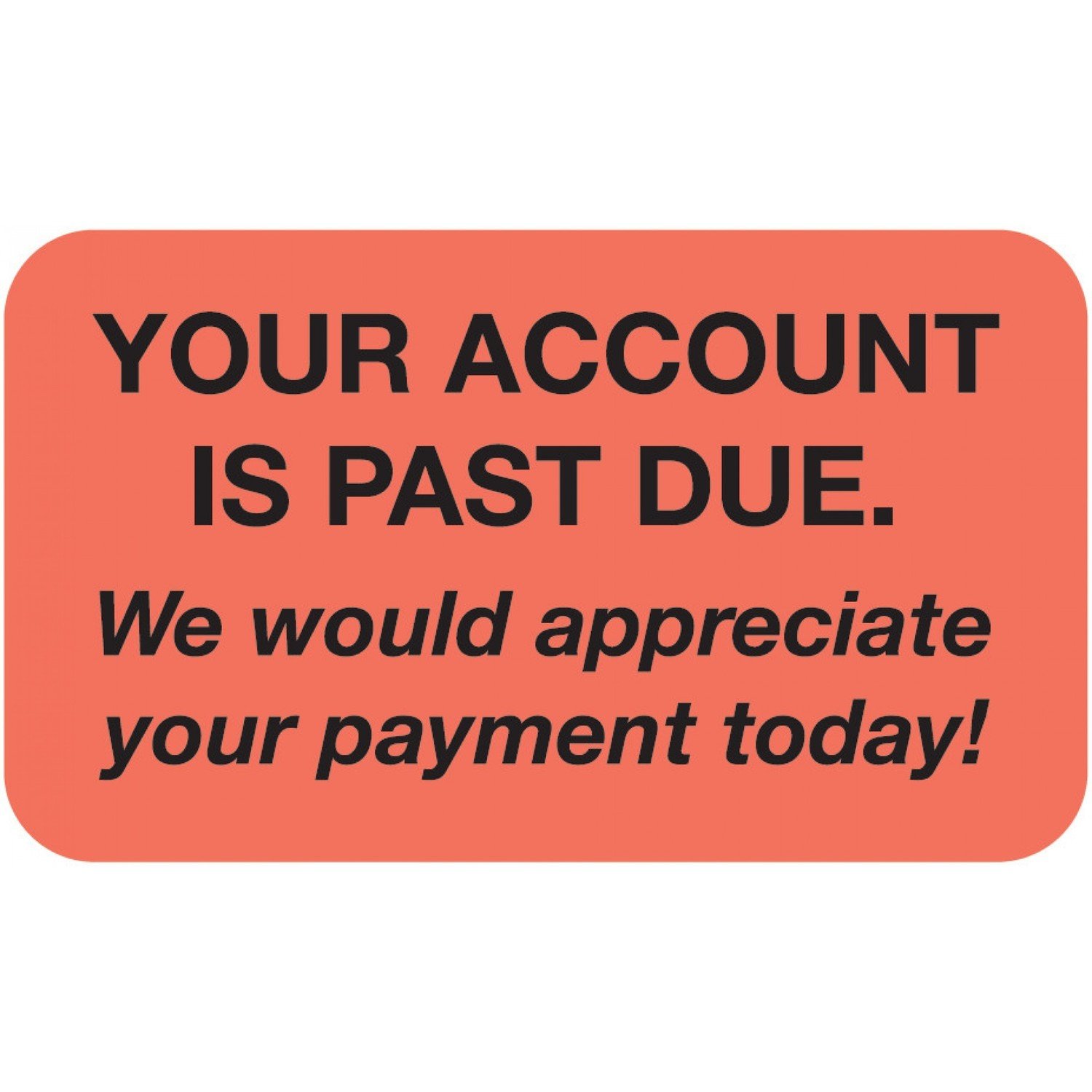Payment on Past Due Account $25