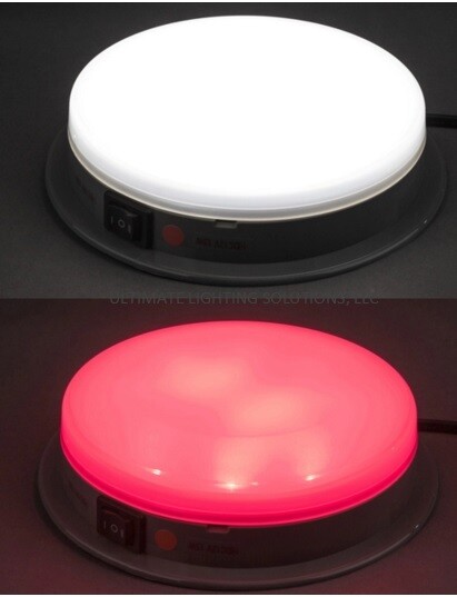 Sound Off Signal 6" Round Dome Light - Red / White