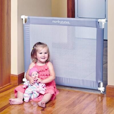 Pressure Mounted Fabric Baby Gate