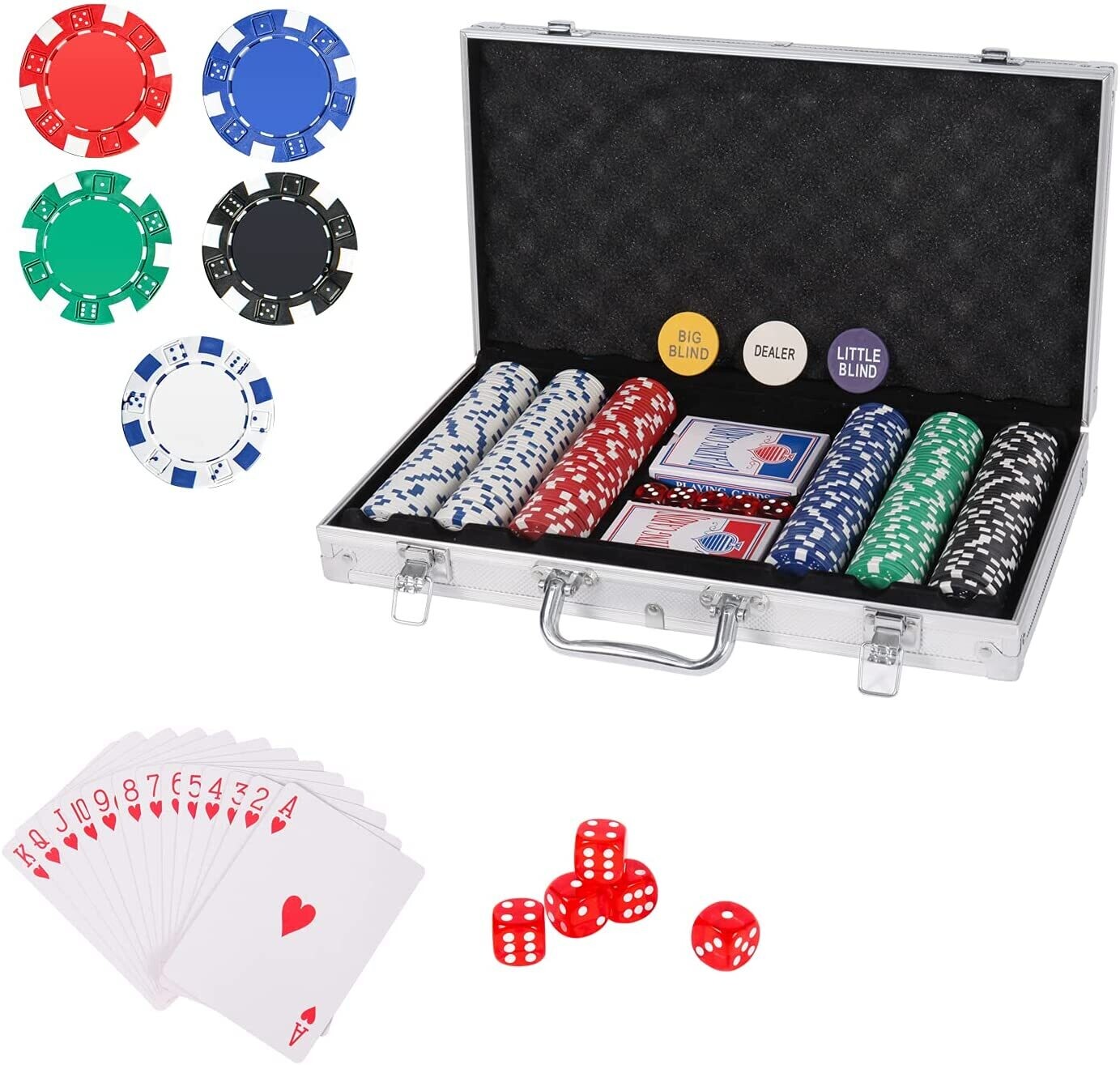 Casino Poker Chips - Complete Set