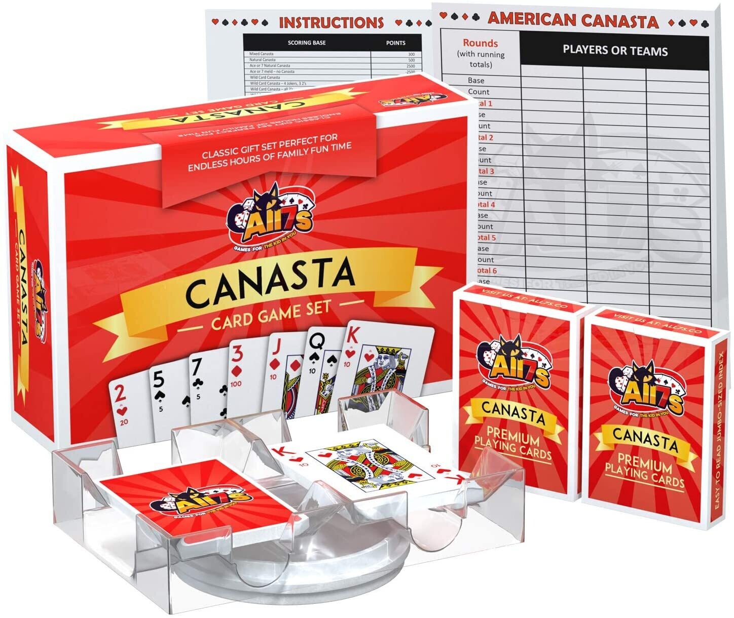 Canasta Card Game Set