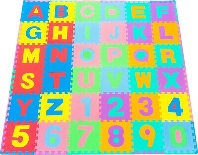 ABC or Shapes Play Mat
