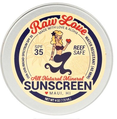 Raw Love Sunscreen Tin SPF 35