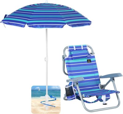 Kid&#39;s Beach Chair &amp; Umbrella