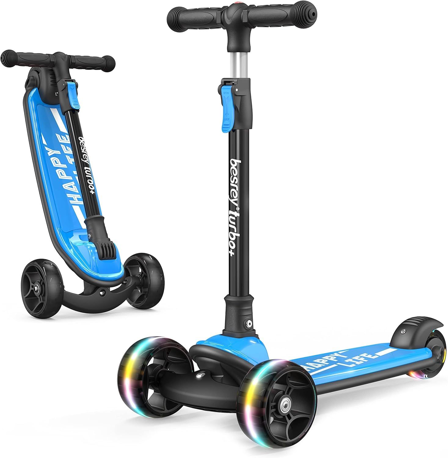 Besrey Kick Scooter - Blue