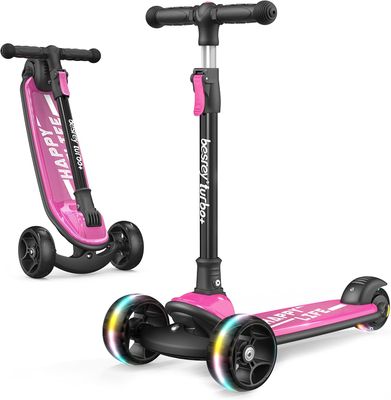 Besrey Kick Scooter - Pink