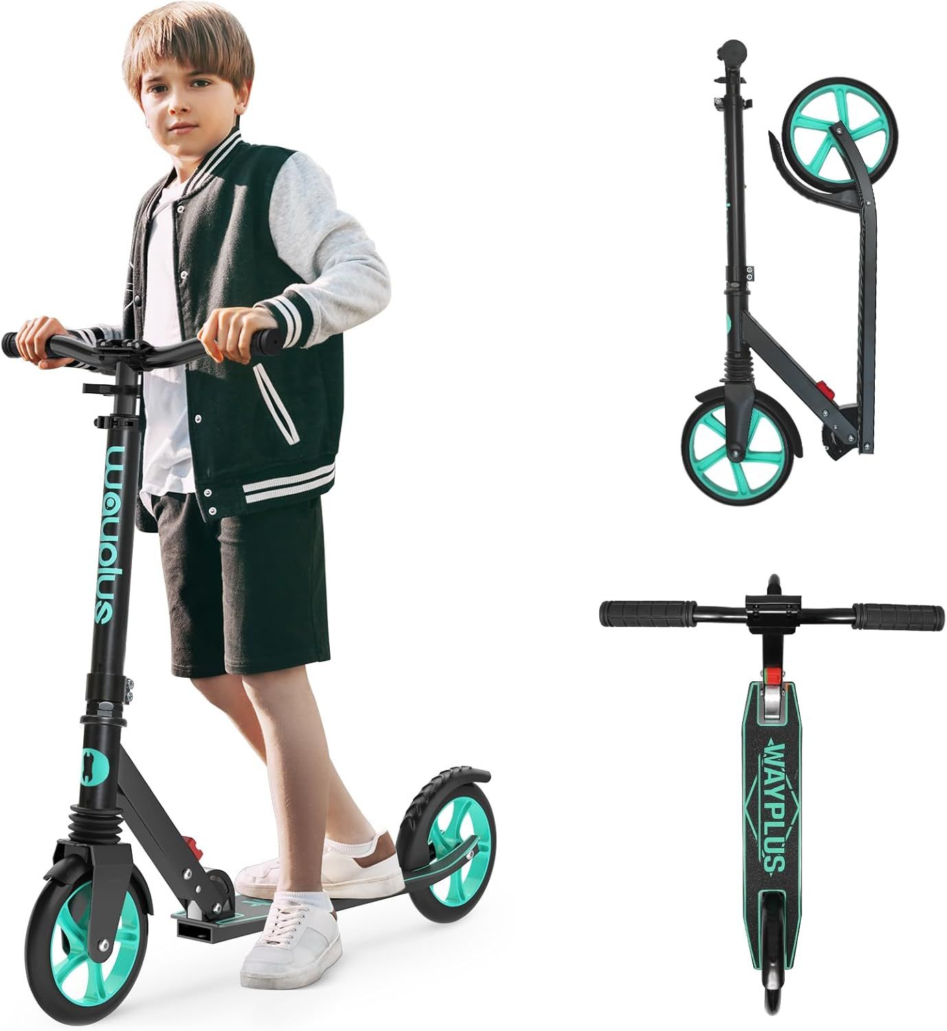 WAYPLUS Scooter - Black/Teal