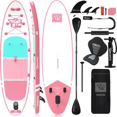 TIGERXBANG Inflatable SUP Board - 10'6 - Pink
