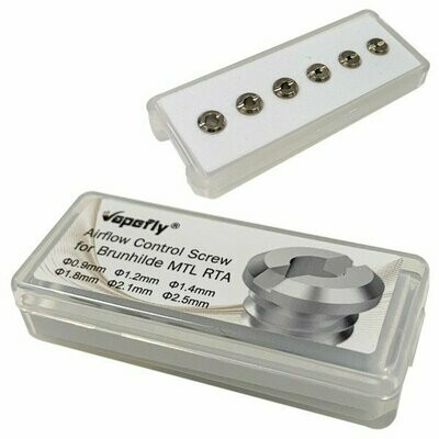 SET VITI PER REGOLAZIONE FLUSSO D'ARIA - BRUNHILDE MTL RTA