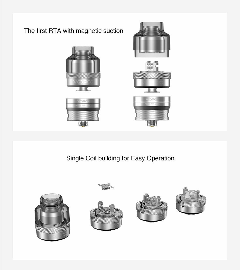 RTA Pod Tank 2ml SS - Voopoo