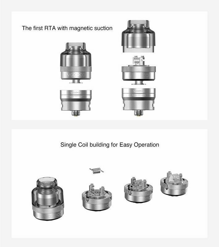 RTA Pod Tank 2ml SS - Voopoo
