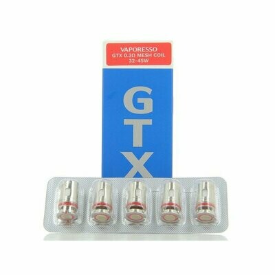 CONFEZIONE DA 5 RESISTENZE GTX VAPORESSO