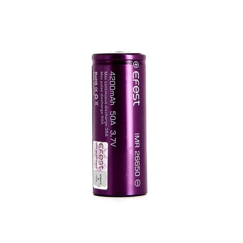 BATTERIA 50A 26650 4200MAH IMR EFEST