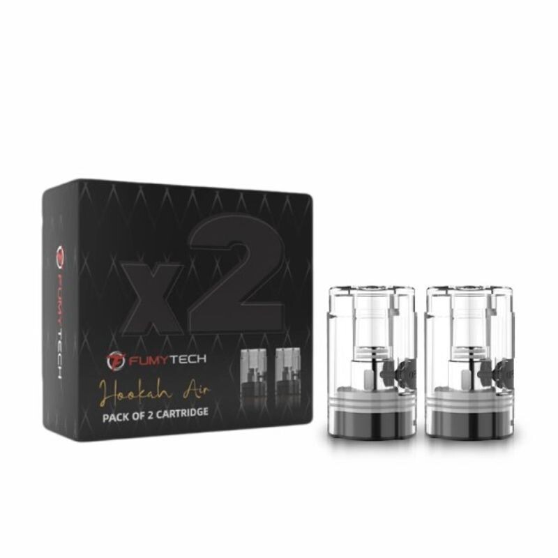 CONFEZIONE DA 2 CARTUCCE DA 6ML E-CHICHA PORTABLE HOOKAH AIR FUMYTECH