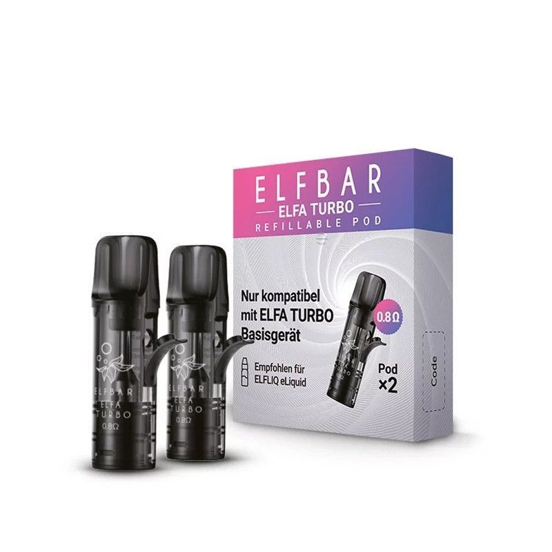 ElfBar - ELFA TURBO OPEN POD DI RICAMBIO - 2 PEZZI