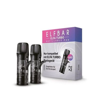 ElfBar - ELFA TURBO OPEN POD DI RICAMBIO - 2 PEZZI