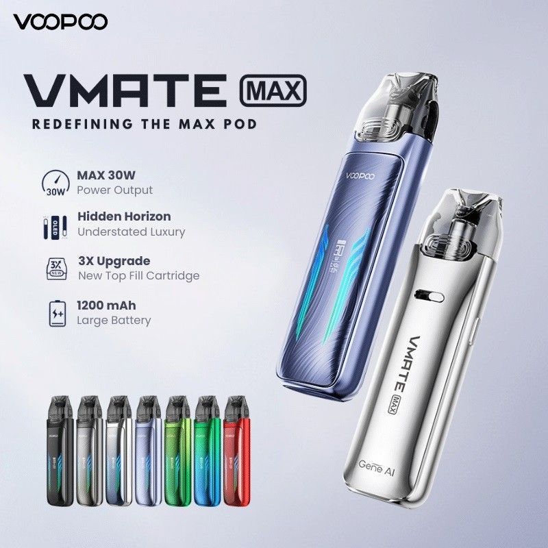 Voopoo - VMATE MAX POD MOD KIT - 1200mAh Voopoo - VMATE MAX POD MOD KIT - 1200mAh
