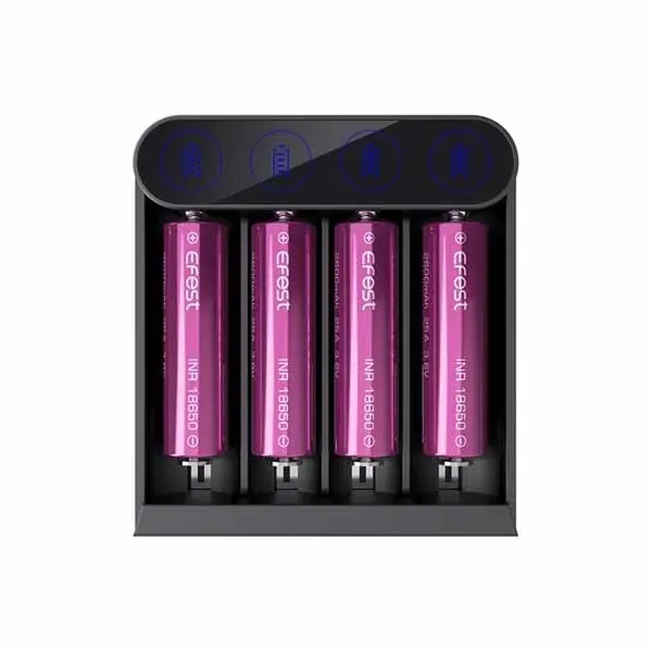 Caricabatterie Slim K4 con USB Type-C - Efest