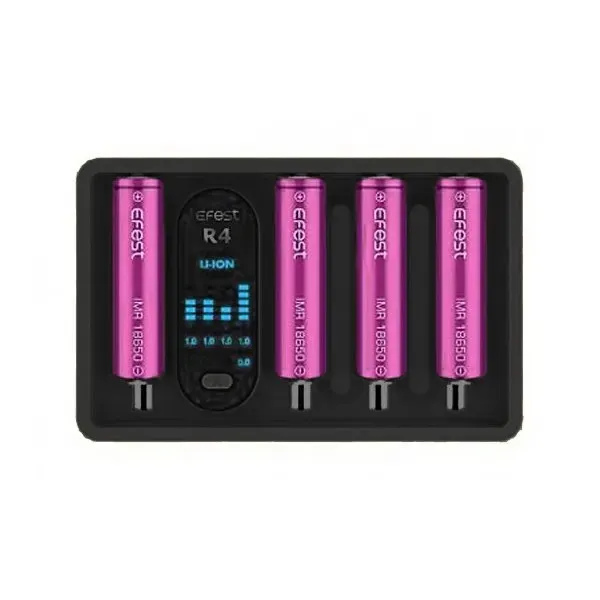 Caricabatterie Slim K4 con USB Type-C - Efest